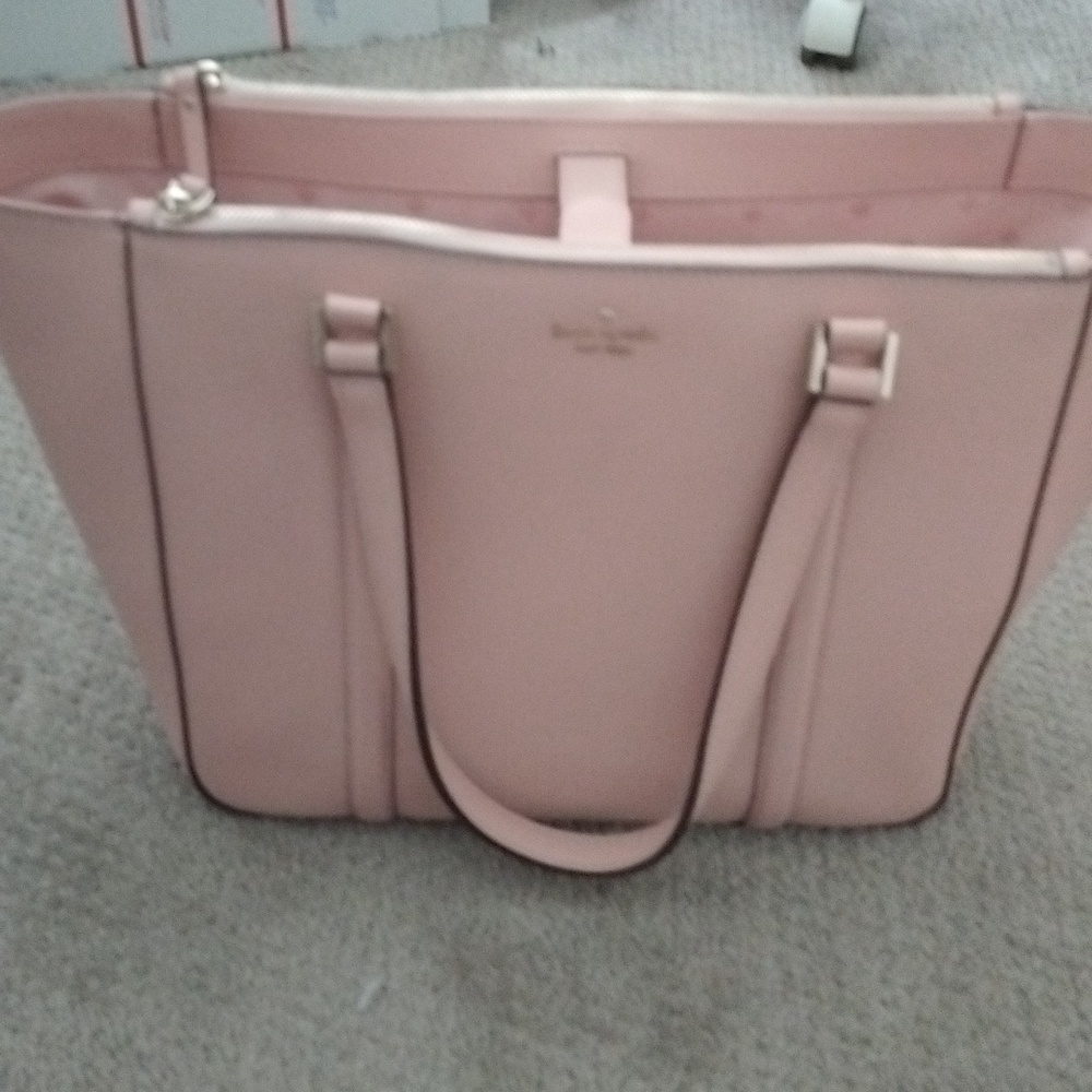 kate spade Light Pink Leather Shoulder Tote